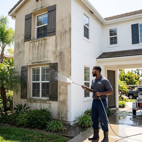 House wash, siding and walkways